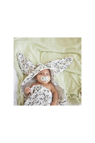 Kapüşonlu Havlu Dalmatian Dots White Diğer
