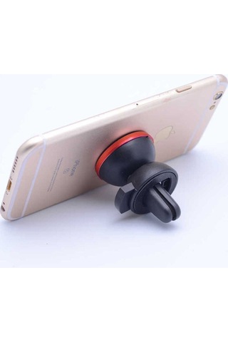 Zore New Magnetic Air Vent Mount Araç Telefon Tutucu Kırmızı