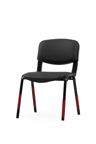 Office Furniture & Desing Siyah Ofis Büro Bekleme Misafir Form Ko