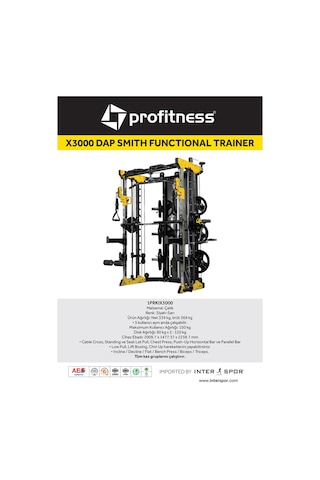 Profitness X3000 Dap Smith Functional Trainer