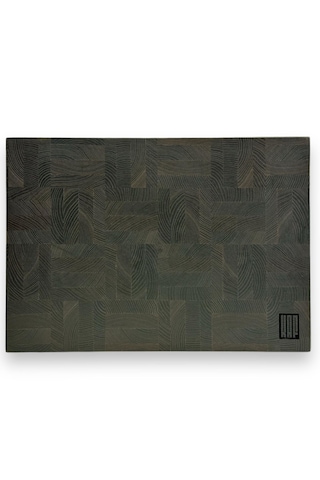 Kaf Ahşap Kesme Tahtası Dişbudak Siyah Large