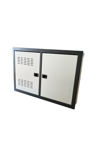 24 Modül Sigorta Dağıtım Panosu 70x40x13 Cm, Çift Kapaklı Metal