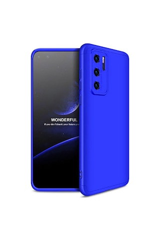 Huawei P40 Pro Kılıf Zore Ays Kapak Mavi