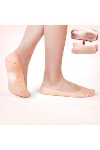 Ayak Bakımı İçin Silikon Nemlendirici Jel Ayak Çorapları - Silikon Patik
