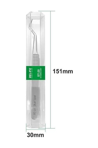Relife St-20 Paslanmaz Çelik Hassas Anti-statik Eğik Entegre Cımbızı