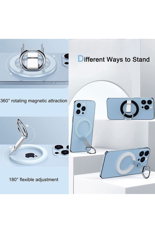 Magsafe Manyetik Telefon Halkası Tutucu, Ayarlanabilir Parmak Kavramalı. -