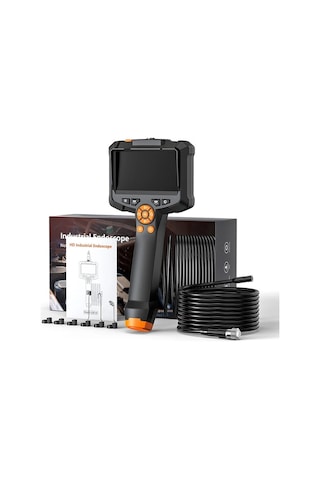 Jl Endüstriyel Endoskop Kamera 4.3 İnç Ips Ekran Ip67 Su