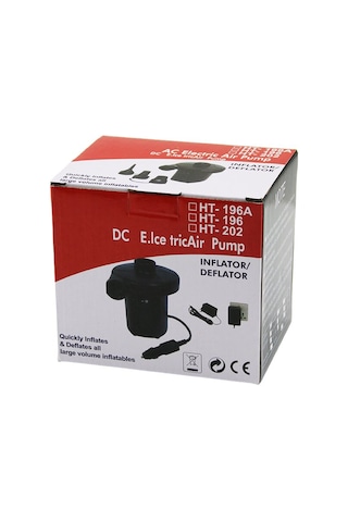 Çakmaklık Fişli Oto - Araç Hava Pompa Taşınabilir 230v Çakmaklık İle Çalışır 5477