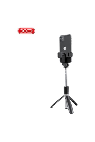 Ss08 Bluetooth Kumandalı Tripod Selfie Çubuğu - Uzaktan Kumandalı Taşınabilir Telefon Standı
