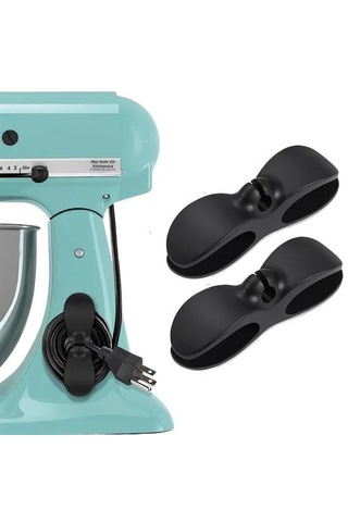 2li Kablo Tutucu Silikon Kordon Sarıcı Kablo Klips Pratik