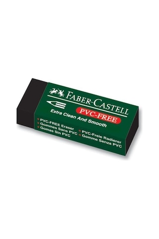 Faber Castell Kopya - Pvc Free No:20 Büyük Boy Siyah Silgi 3 Adet