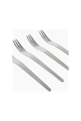 Georg Jensen Arne Jacobsen 16 Parça Paslanmaz Çelik, Çatal Bıçak Seti Çok Renkli