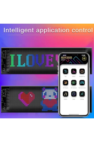 Led Matrix Panel Dijital Ekran Kumandalı App Kontrollü