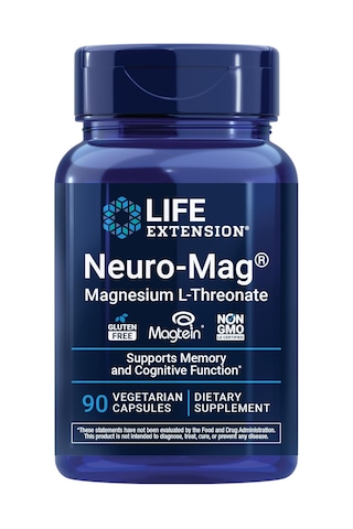 Neuro-mag Magnesium L-threonate 2.000 Mg 90 Vegetarian Capsules