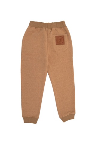 Recycle Pamuk Şardonlu Kışlık Terrosso Kız Çocuk Eşofman Altı Açık Kahverengi