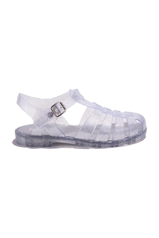 Igor S10262 Bıarrıtz Glitter Beyaz Ortopedik Günlük Kadın Sandalet Beyaz