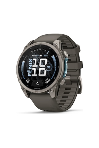 Garmin Fenix 9 47 MM Silikon Kayışlı Titanyum Çakıl Akıllı Saat (Distribütör Garantili)