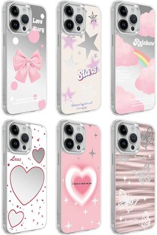 Apple Uyumlu iPhone 14 Pro Max Uyumlu Aihttgli Parlak Tasarımlı Zore Mimbo Kılıf-no2 NO2 -