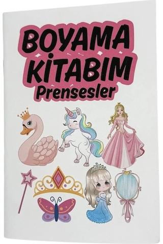 Prensesler Temalı Boyama Kitabı 210x145 Mm