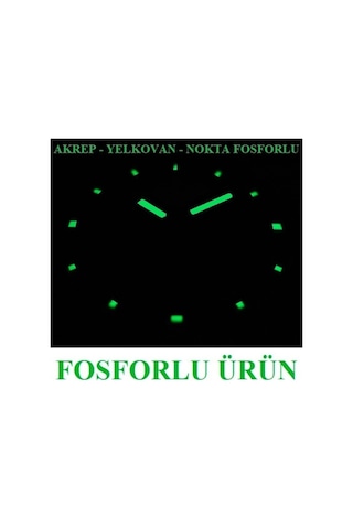 Q&Q VR35J028Y Su Geçirmez Fosforlu Erkek Kol Saati