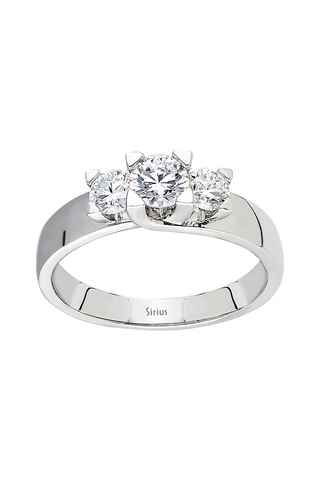 Sirius F Renk 0,75 Karat Pırlanta Tria Yüzük 0801R0088