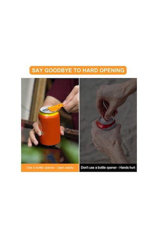 Soulader Kolay Kullanımlı Manuel Kutu Açacağı - 24'lü Paket Soda, Bira Ve Meşrubat Açıcıları Seti Çok Renkli