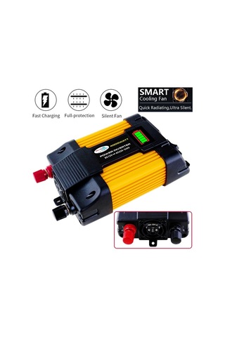 Sones Little Wasp 12v - 220v 4000w Led Ekranlı Ve Çift Usb'li Araç Güç Çeviricisi