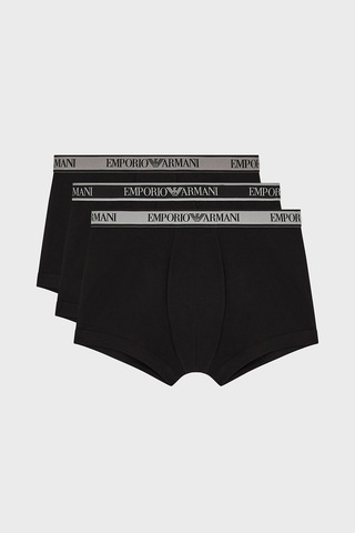 Emporio Armani Pamuklu Logolu 3 Pack Boxer Erkek Boxer Em000259 Af20669 Mc061 Siyah