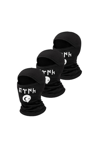 Army Termal Kar Maskesi 3 Lü Set Unisex Erkek & Kadın Balaklava 0//baskılı Çok Renkli