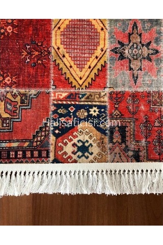 Prizma Halı Vintage Kilim V-6004 Çok Renkli