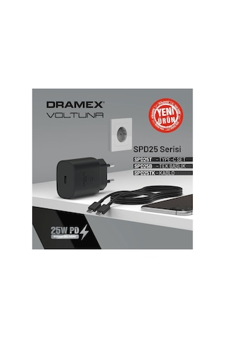 Omix X700 Uyumlu 25w Pd Hızlı Şarj Adaptörü + Type-c Kablo Spd25t Süper Şarj Yerli Üretim
