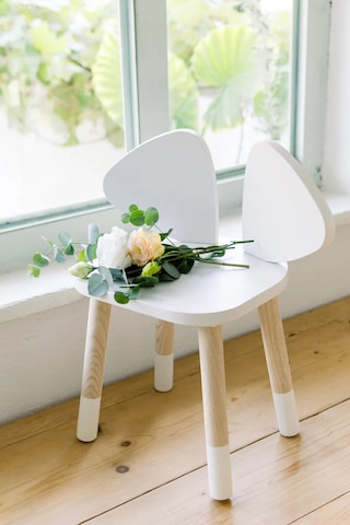 White Mickey Fare Sandalye (Çocuklar için Yaz-Sil Montessori Aktivite ve Etkinlik Sandalyesi)