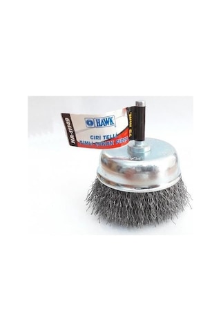 Ha11147 Pimli Gri Tel Çanak Fırça 65 Mm