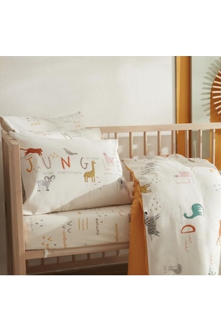 Karaca Home Jungle Bej Bebek Nevresim Takımı