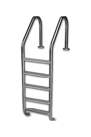 Havuz Merdiveni 304 Model Paslanmaz Çelik Cnc Kesimli 5 Ba N11.960