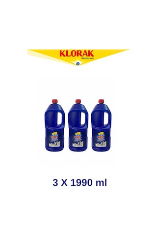 Klorak 3 Adet 1990 Ml Kireç Sökücü 3'lü Set