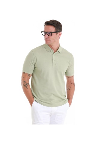 Hatemoğlu Yeşil Regular Fit Düz Merserize Polo Yaka 100% Pamuk Tişört 35362024c020 16-0110tpx Yeşil