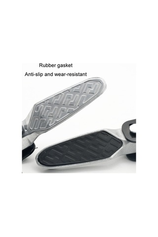 Elektrikli Motosiklet Katlanır Ayak Mandalları Modifikasyon Pedal Pedi Ayaklıkları, Stil: Tüm Alüminyum Diğer