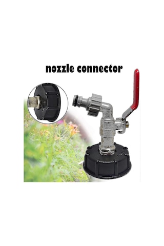 Tank Musluğu 1000l S60x6 Ibc Musluk Bağlantısı 1/2" Hortum Bağlantısı, Tahliye Tankı Adaptörü, Bahçe Musluğu İçin, Tank Adaptörü İçin 1 Adet A