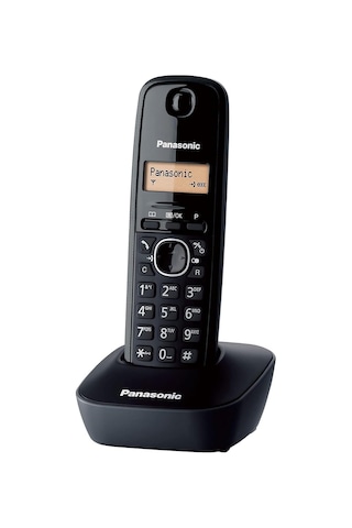 Kx Tg1611 Dect Telefon-siyah Gri Dect Telefon, Siyah