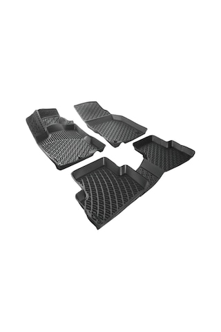 Rizline Renault Megane 2 2004-2010 Paspas Siyah 3D Havuzlu Tam Uy