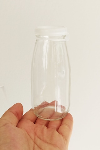 Afracam Süt Ayran Şişesi Şeffaf 250 Ml Kapaklı Cam Şişe 30 Adet