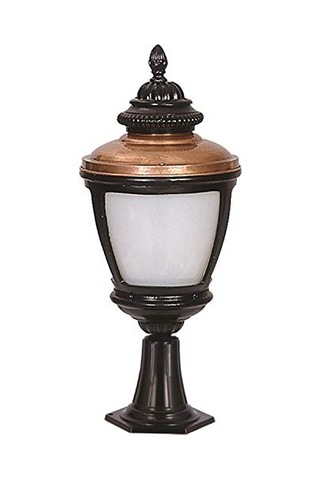Avonni Bsu-68011-bsy-kop Kahverengi/siyah Elektrostatik Toz Boyalı Dış Mekan Aydınlatma, E27, Aluminyum, Polikarbon Cam, 26cm Sku: Smgstk44e76a8122