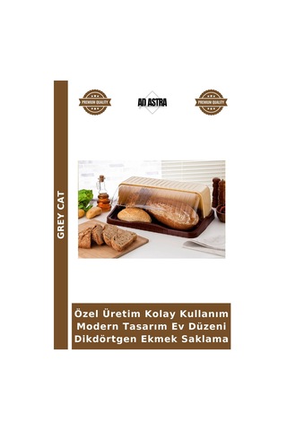 Özel Üretim Kolay Kullanım Modern Tasarım Ev Düzeni Dikdörtgen Ekmek Saklama Çok Renkli