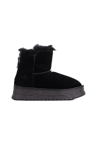 Guja 24k156-2 Kadın Düz Bot Siyah Siyah