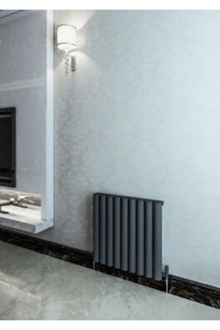 Warma Ula Yatay Alüminyum Radyatör 625x600 Pütürlü Antrasit 7946