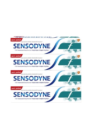 Sensodyne Günlük Koruma Florürlü Diş Macunu 4 x 75 ML Sensodyne Günlük Koruma Florürlü Diş Macunu 4 x 75 ML