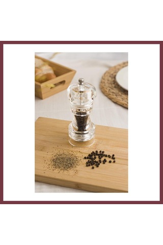 Storeşahin Akrilik Tuz Karabiber Baharat Değirmeni Öğütücü 14 Cm Shn0720 Çok Renkli