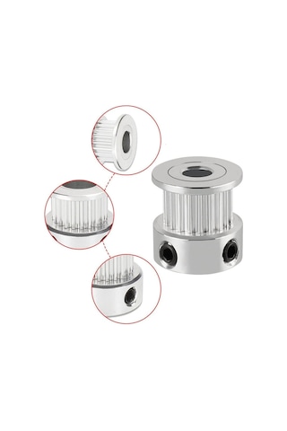 Koodmax Gt2 20x16 Diş 6mm Alüminyum Alaşım Dişli Senkron Zamanlama Kayışı Kasnağı