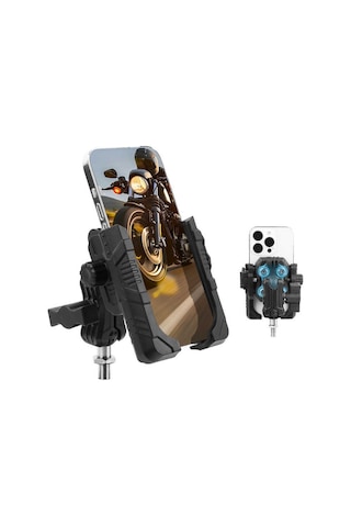 Mechrıg M10 Vidalı Motosiklet Telefon Tutucu